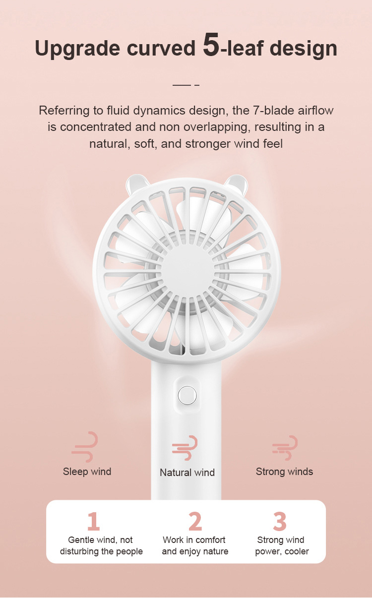 Cute Pet Fan,Packet Fan, Handheld Fan, K1 Mini Fan, Cooling Fan K1, Rechargeable Fan, K1 Portable Fan